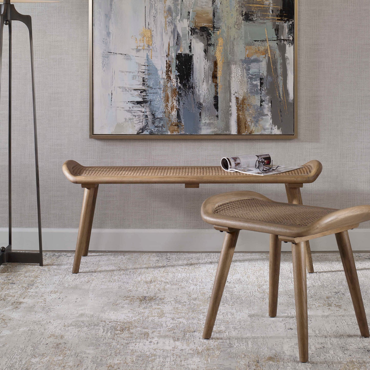 Abbyson Home Arne Scandinavian Small Bench